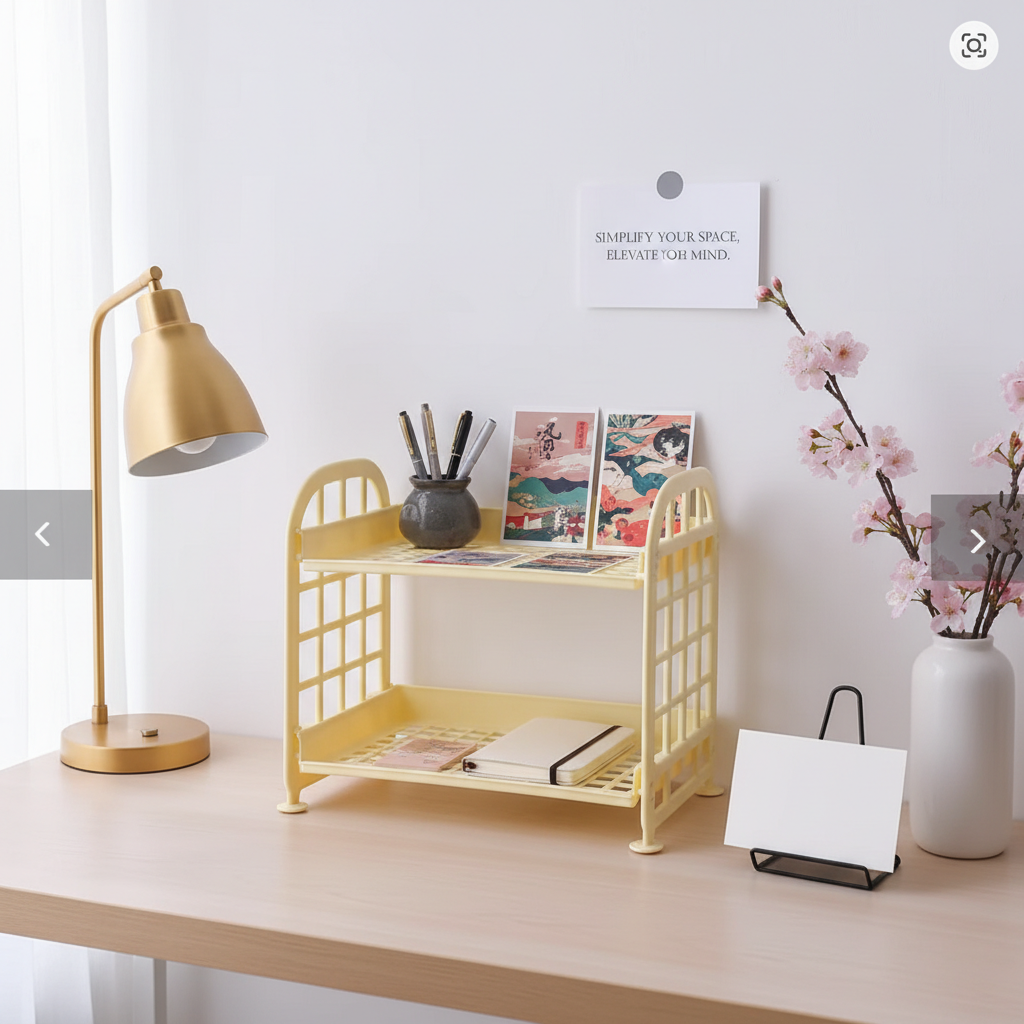 Kumo | Modular Desk Shelf - Cream