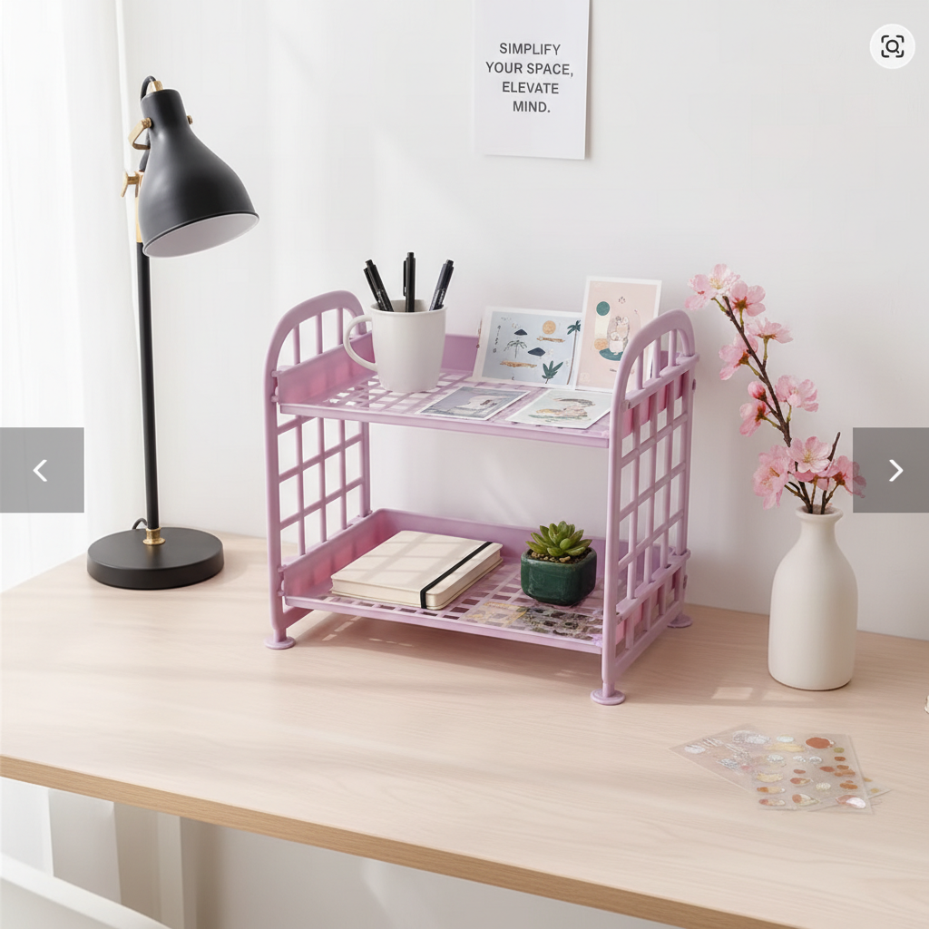 Kumo | Modular Desk Shelf - Cream